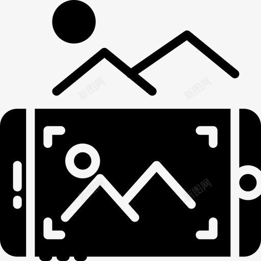 智能手机虚拟现实8填充图标svg_新图网 https://ixintu.com 填充 智能手机 虚拟现实8