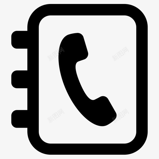 联系人联系人簿电话图标svg_新图网 https://ixintu.com 电话 电话联系人 联系人 联系人簿