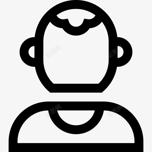 非裔文化向导线性图标svg_新图网 https://ixintu.com 文化向导 线性 非裔