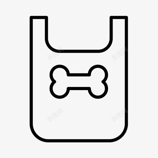 狗包宠物小狗图标svg_新图网 https://ixintu.com 兽医 宠物 小狗 狗包