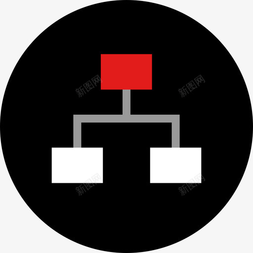 组织结构图团队合作6扁平图标svg_新图网 https://ixintu.com 团队合作6 扁平 组织结构图
