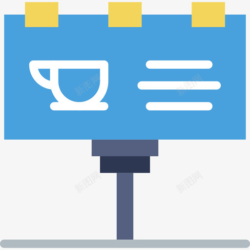 广告牌城市景观公寓图标svg_新图网 https://ixintu.com 公寓 城市景观 广告牌