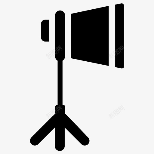 光聚焦光照明图标svg_新图网 https://ixintu.com 光 战术闪光灯 摄影灯 摄影设备字形图标 照明 聚焦光