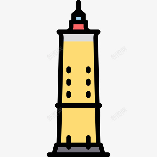 俄罗斯灯塔3线性颜色图标svg_新图网 https://ixintu.com 俄罗斯 灯塔3 线性颜色