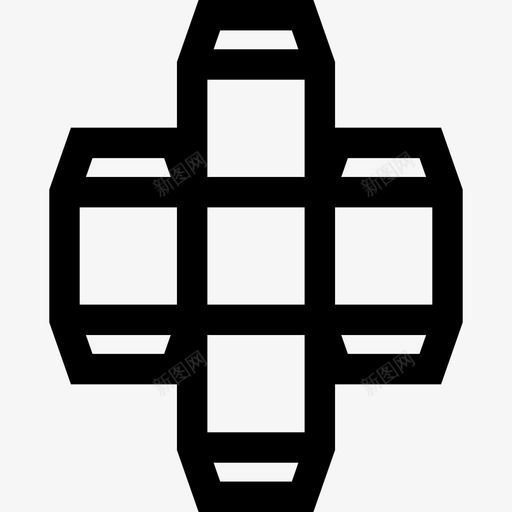 信纸印刷品5线性图标svg_新图网 https://ixintu.com 信纸 印刷品5 线性