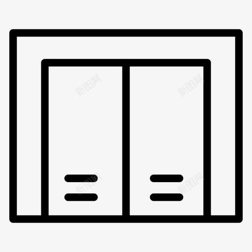 电梯房地产房产图标svg_新图网 https://ixintu.com 房产 房地产 电梯