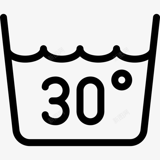 水洗象形图3线性图标svg_新图网 https://ixintu.com 水洗 线性 象形图3