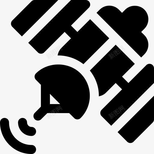 卫星多媒体11已填充图标svg_新图网 https://ixintu.com 卫星 多媒体11 已填充