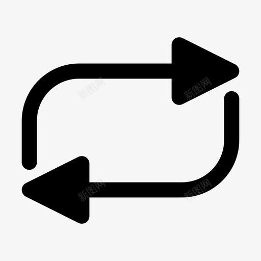 随机播放后退重复图标svg_新图网 https://ixintu.com iosweb用户界面图示符 后退 回复 重复 随机播放