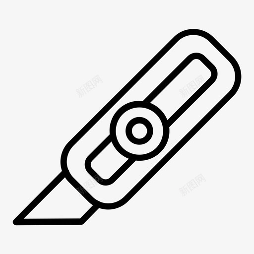 刀盒刀小刀图标svg_新图网 https://ixintu.com 刀 小刀 开刀 盒刀