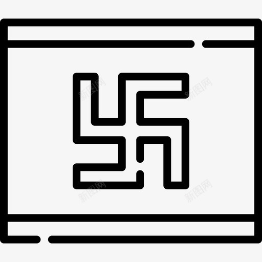 耆那教宗教12直系图标svg_新图网 https://ixintu.com 宗教12 直系 耆那教