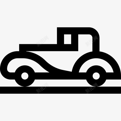 旧车豪华5直线型图标svg_新图网 https://ixintu.com 旧车 直线型 豪华5
