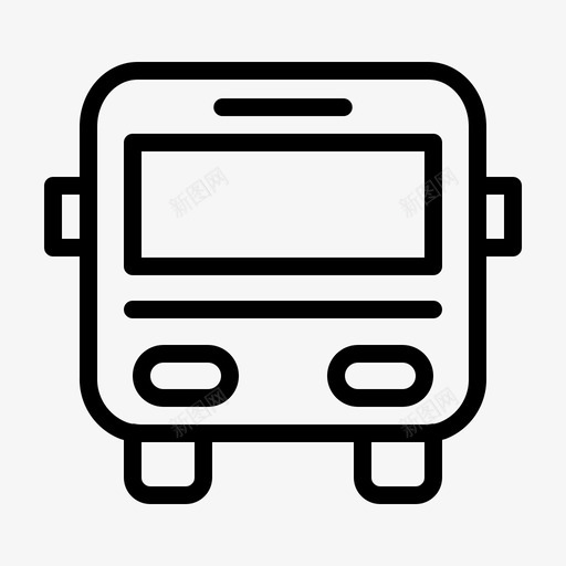 巴士交通旅游图标svg_新图网 https://ixintu.com 交通 在线预订 巴士 旅游