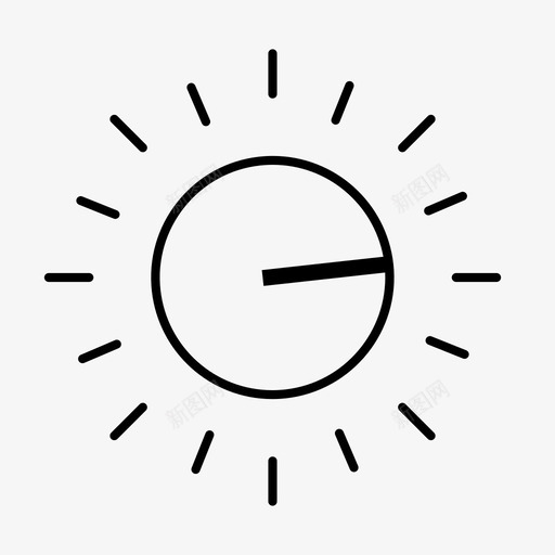 旋钮音响电子图标svg_新图网 https://ixintu.com 旋钮 电子 音乐 音响 音响系统 音量