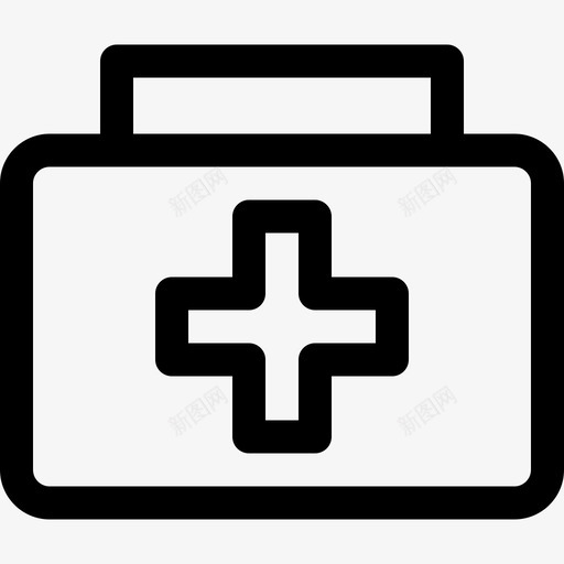 急救箱冲浪9线性图标svg_新图网 https://ixintu.com 冲浪9 急救箱 线性