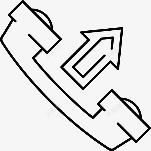 电话通信56线路128px图标svg_新图网 https://ixintu.com 电话 线路128px 通信56
