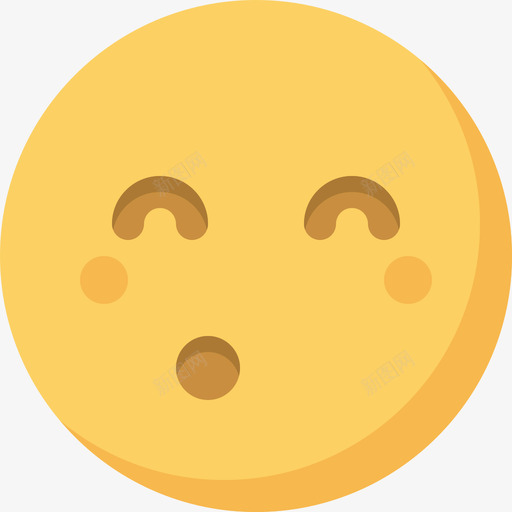 害羞表情11平淡图标svg_新图网 https://ixintu.com 害羞 平淡 表情11