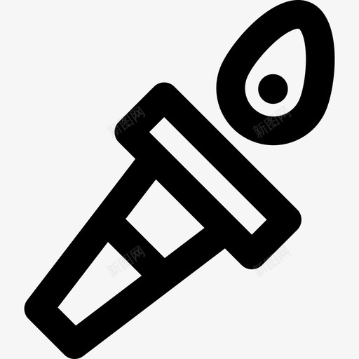 火炬奥运直线直线图标svg_新图网 https://ixintu.com 奥运直线 火炬 直线