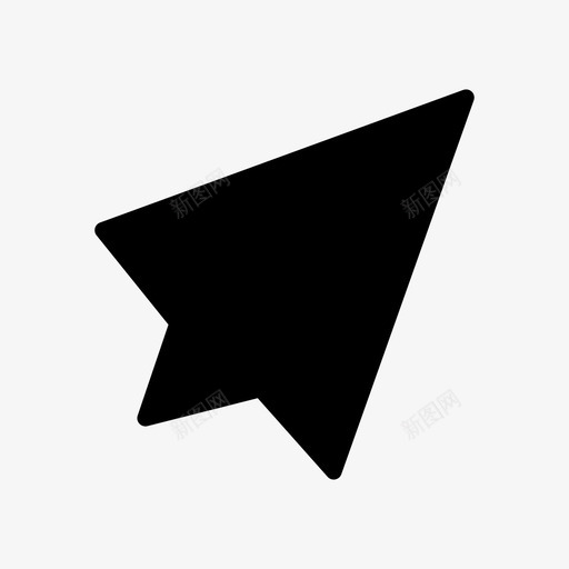 纸平面信件邮件图标svg_新图网 https://ixintu.com 信件 发送 教育字形图标 消息 纸平面 邮件