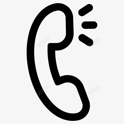 电话校准图标svg_新图网 https://ixintu.com 校准 电话