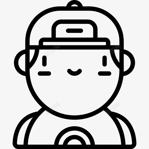 男孩卡瓦伊化身直系人图标svg_新图网 https://ixintu.com 卡瓦伊化身 男孩 直系人