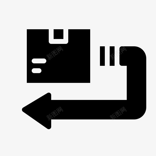 退货发货物流配送图标svg_新图网 https://ixintu.com 发货 物流配送 退货