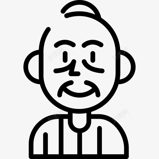 老人阿凡达11直系人图标svg_新图网 https://ixintu.com 直系人 老人 阿凡达11
