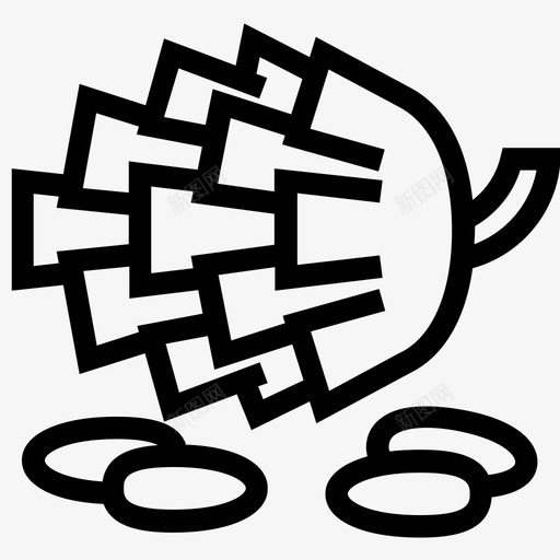 松子松果松子图标svg_新图网 https://ixintu.com 松子 松子图标 松子图片 松子树 松果