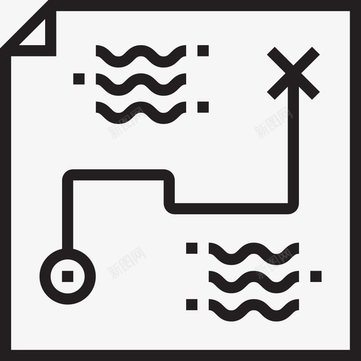 地图航海和水手2直线图标svg_新图网 https://ixintu.com 地图 直线 航海和水手2