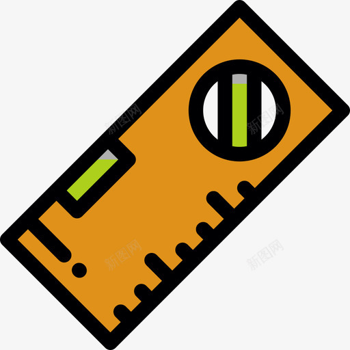 水平仪维修工具线颜色图标svg_新图网 https://ixintu.com 水平仪 线颜色 维修工具
