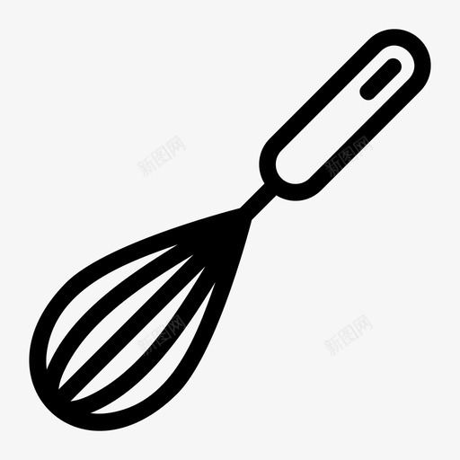 搅打器搅拌器烹饪图标svg_新图网 https://ixintu.com 厨房 厨房用具线图标 器具 搅打器 搅拌器 烹饪