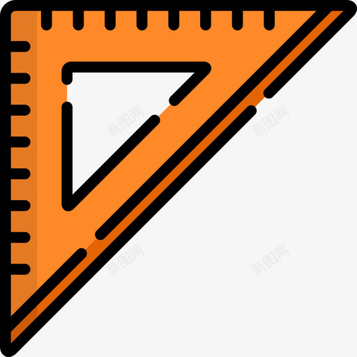 直尺绘画工具6线颜色图标svg_新图网 https://ixintu.com 直尺 线颜色 绘画工具6