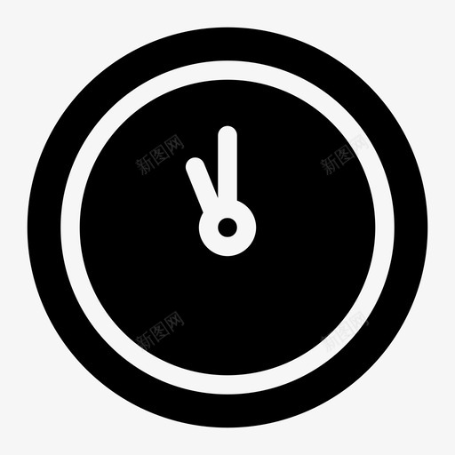 钟闹钟十一点图标svg_新图网 https://ixintu.com 十一点 手表 挂钟 时间 钟 闹钟
