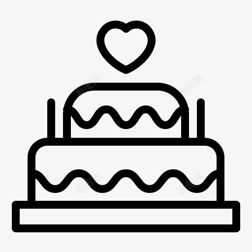 婚礼蛋糕爱情婚姻图标svg_新图网 https://ixintu.com 婚姻 婚礼约会 婚礼蛋糕 浪漫 爱情