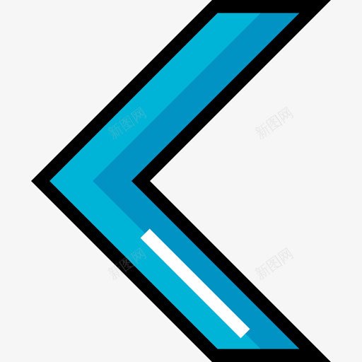 V形箭头11线颜色图标svg_新图网 https://ixintu.com V形 箭头11 线颜色