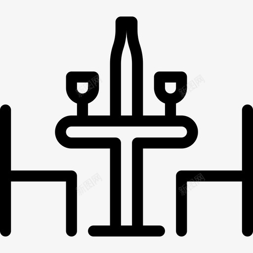 浪漫晚餐爱情浪漫4直系图标svg_新图网 https://ixintu.com 浪漫晚餐 爱情浪漫4 直系