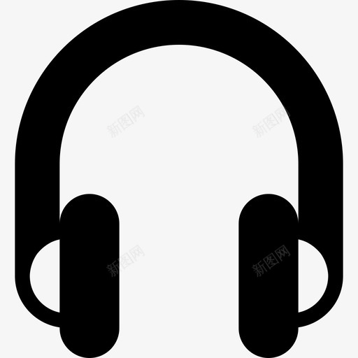 耳机hipster2填充式图标svg_新图网 https://ixintu.com hipster2 填充式 耳机