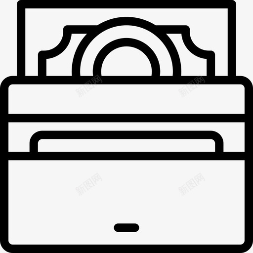 钱包购物41直系图标svg_新图网 https://ixintu.com 直系 购物41 钱包