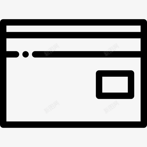 信用卡银行理财2线性图标svg_新图网 https://ixintu.com 信用卡 线性 银行理财2