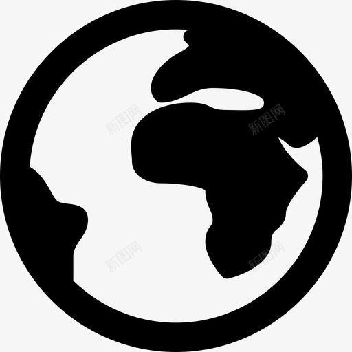 地球仪地图和位置3填充图标svg_新图网 https://ixintu.com 地图和位置3 地球仪 填充