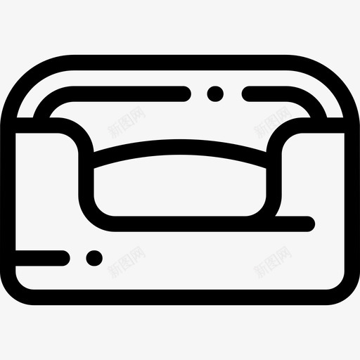 宠物床宠物店7线性图标svg_新图网 https://ixintu.com 宠物床 宠物店7 线性
