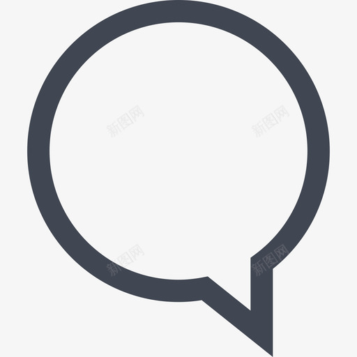 聊天室短信边框颜色图标svg_新图网 https://ixintu.com 短信 聊天室 边框颜色