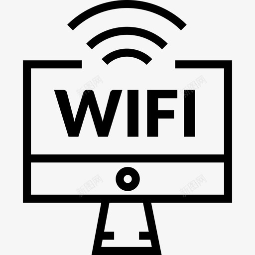 计算机酒店36线性图标svg_新图网 https://ixintu.com 线性 计算机 酒店36