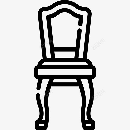 餐厅复古家具2线性图标svg_新图网 https://ixintu.com 复古家具2 线性 餐厅