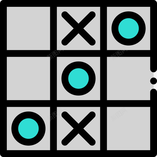井字游戏7线颜色图标svg_新图网 https://ixintu.com 井字游戏7 线颜色