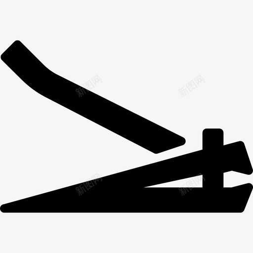 指甲钳浴室用品填充物图标svg_新图网 https://ixintu.com 填充物 指甲钳 浴室用品