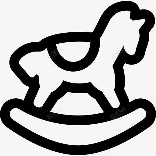 童年游乐场10线性图标svg_新图网 https://ixintu.com 游乐场10 童年 线性