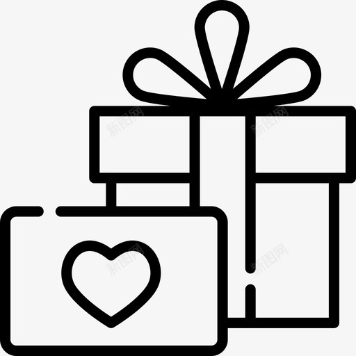 礼品购物中心9直线图标svg_新图网 https://ixintu.com 直线 礼品 购物中心9
