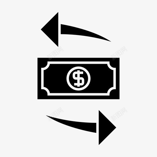 金融货币交易货币转移图标svg_新图网 https://ixintu.com 货币交易 货币转移 金融