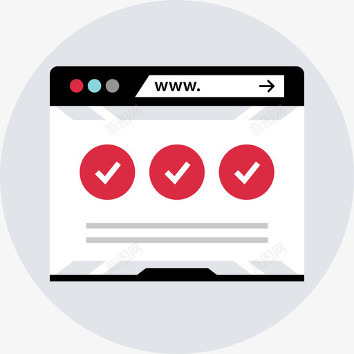Web响应式2扁平图标svg_新图网 https://ixintu.com Web 响应式设计2 扁平